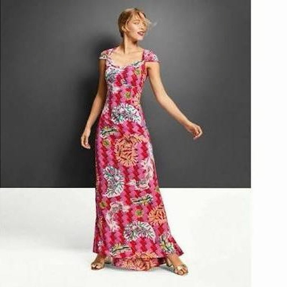 Zac Posen x Target Safety Pin gown with small train.